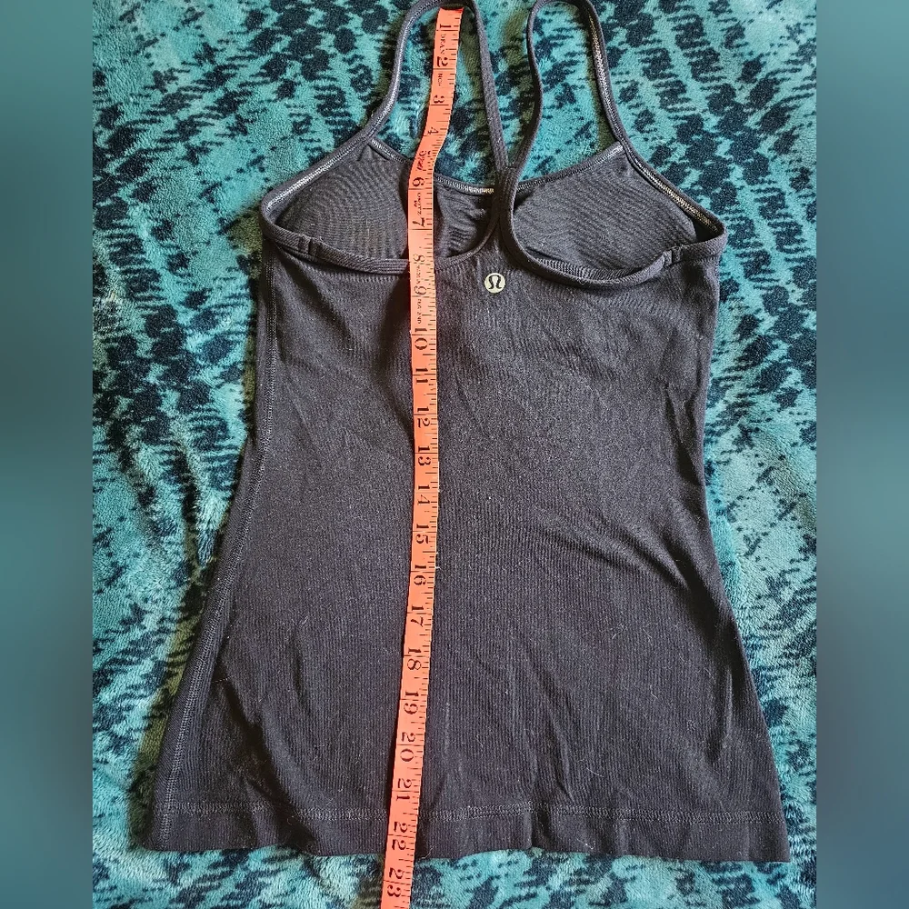 Lululemon black bra protection tank top‎ size XS-S